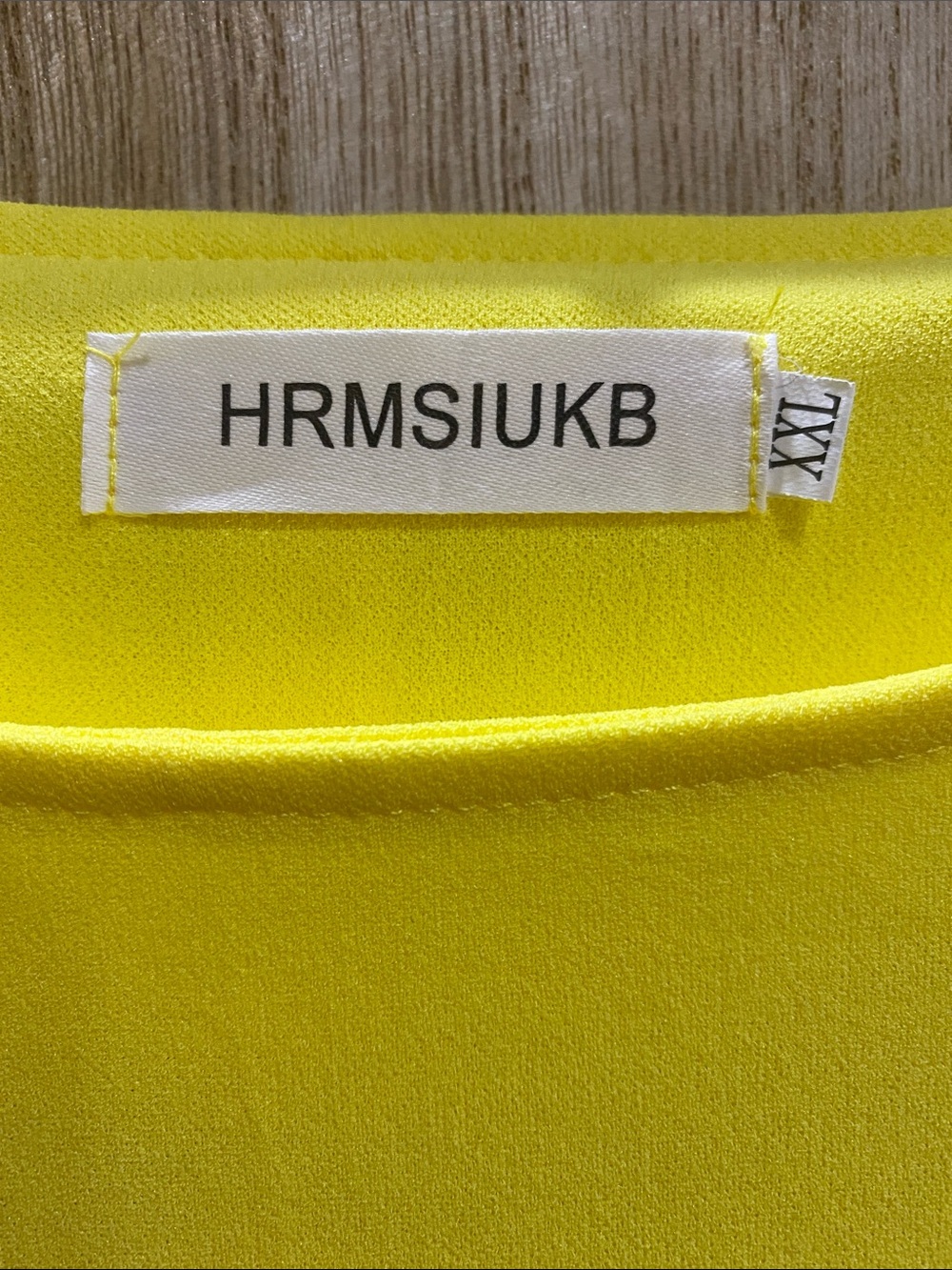 Yellow Midi Dress with Pearl-Trim Sleeves - Picture 2 of 7